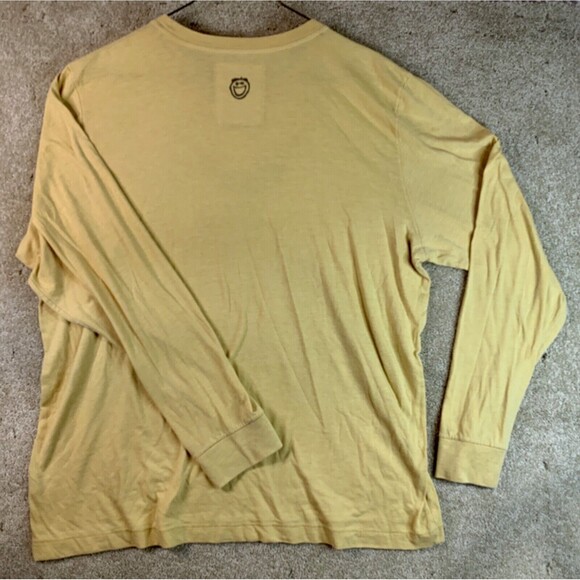 Life is Good Shirt Mens L Yellow Enjoy The Ride Hammock Long Sleeve Tee - Picture 2 of 5